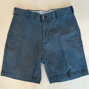 Peter Millar Men’s Chino Shorts Slate Blue Golf Preppy Summer Country Club 32 8”
